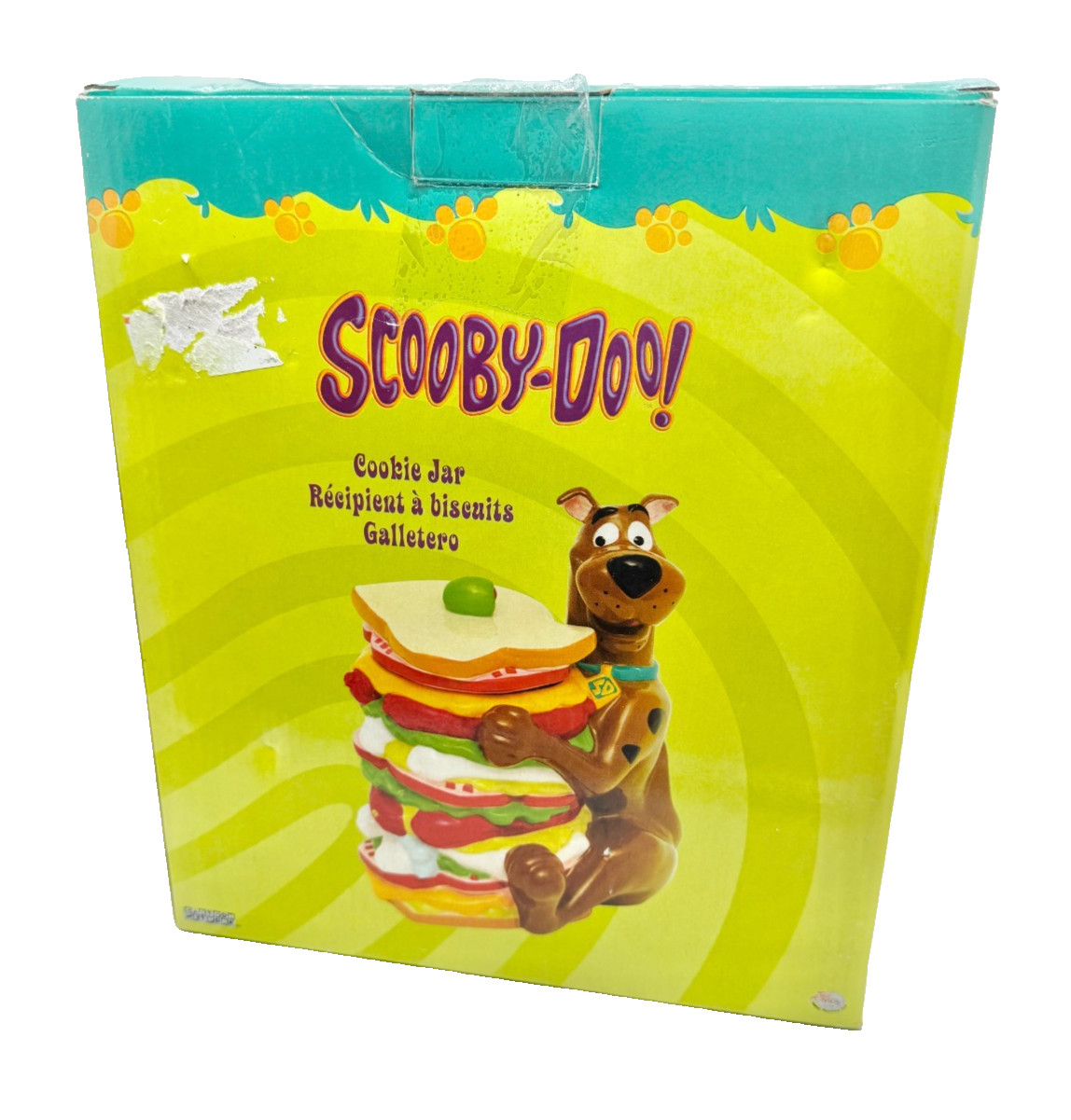 NOS Vintage 2003 Scooby Doo Super Decker Sandwich Cookie Jar NOS Vintage 2003 Scooby Doo Super Decker Sandwich Cookie Jar
