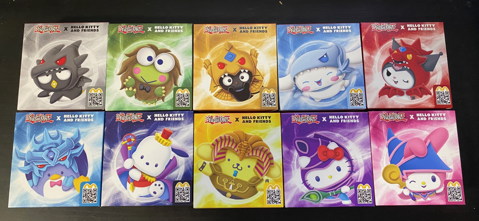 Yu-Gi-Oh x Hello Kitty McDonald's Collab by Sanrio (Full Set of 10)