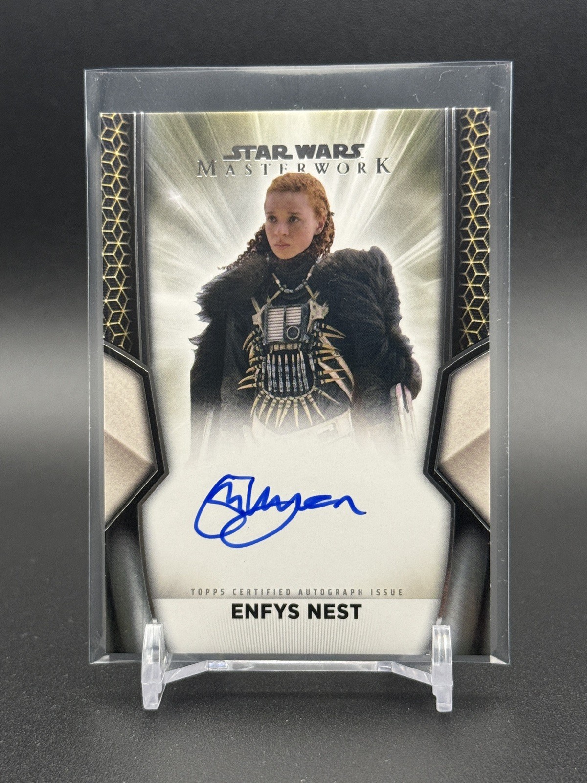 2025 Topps Star Wars Masterwork Erin Kellyman as Enfys Nest Auto A-EK 2025 Topps Star Wars Masterwork Erin Kellyman as Enfys Nest Auto A-EK