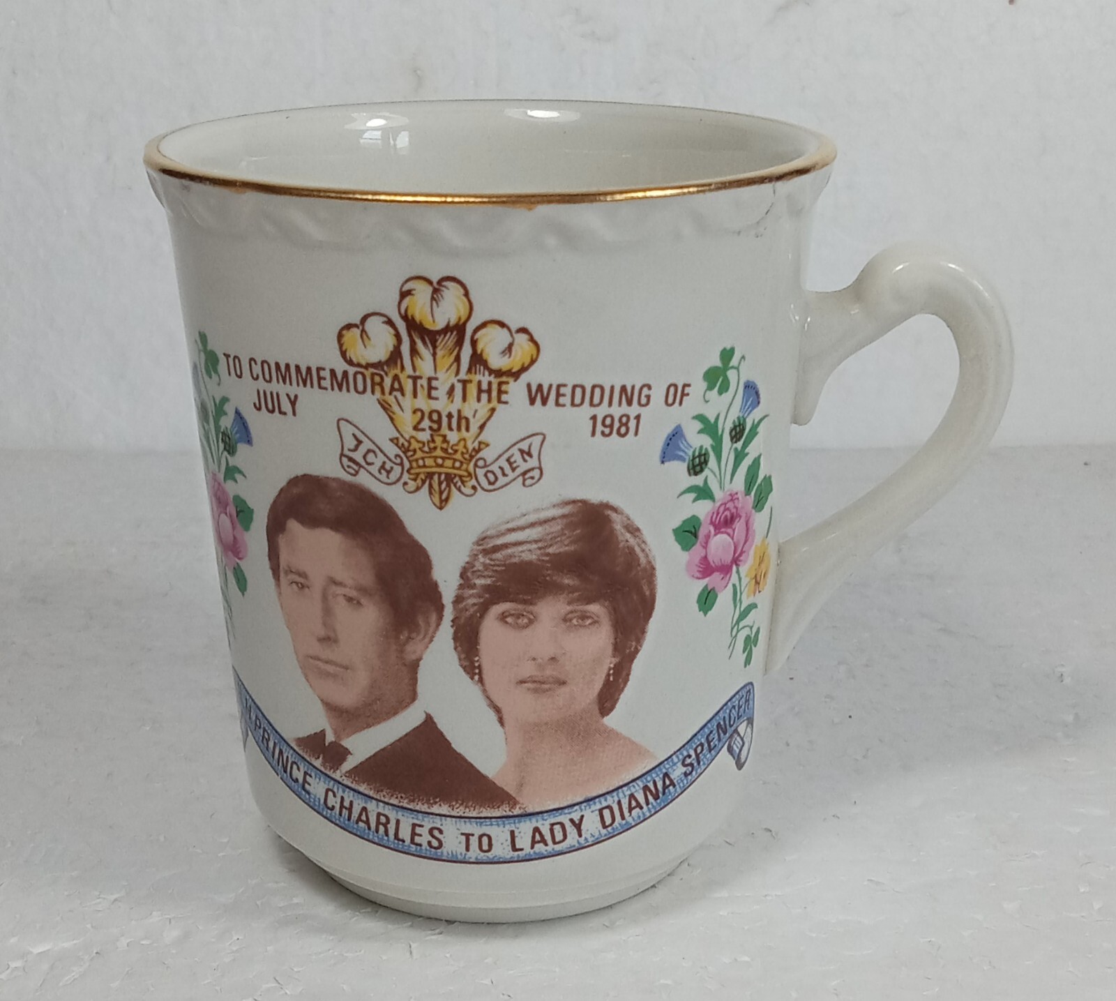 Royal Falcon Ironstone Tea Cup Hrh Prince Charles To Lady Diana Spencer Wedding Royal Falcon Ironstone Tea Cup Hrh Prince Charles To Lady Diana Spencer Wedding