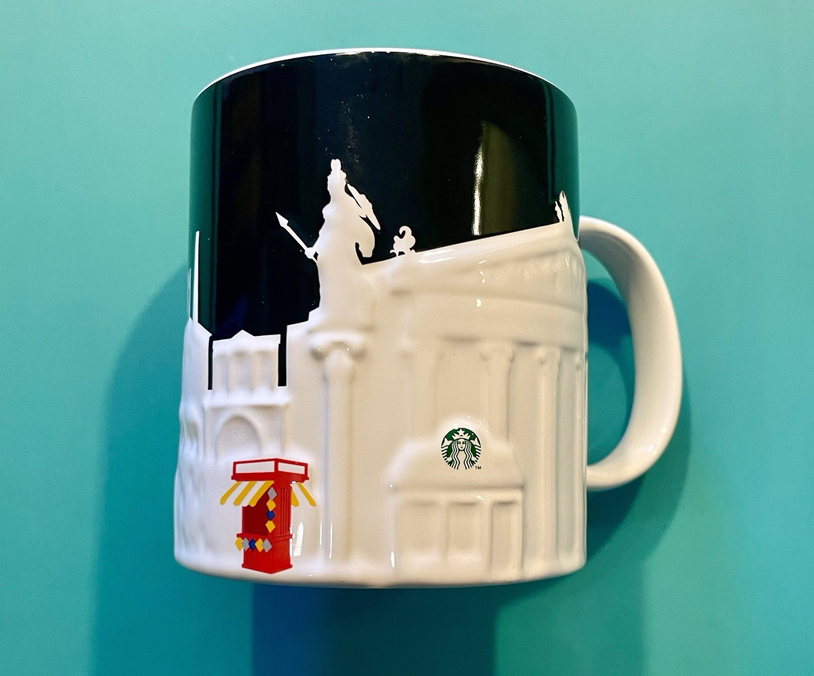 2024 Starbucks ATHENS , GREECE 🇬🇷 Relief Black White Mug 16oz 2024 Starbucks ATHENS , GREECE 🇬🇷 Relief Black White Mug 16oz