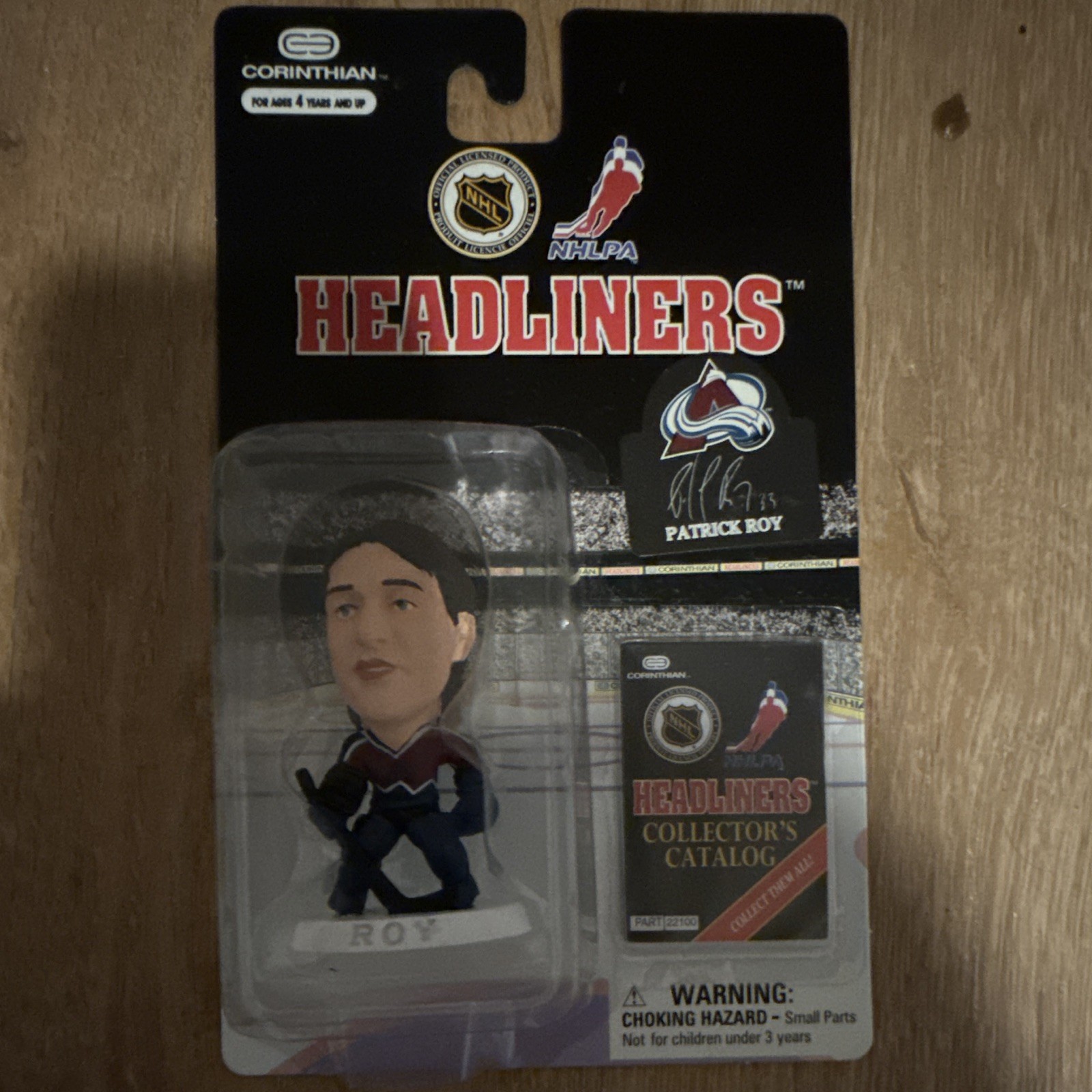 Corinthian Headliners Patrick Roy NHL Ice Hockey Figure w/ Catalog 1997 04010 Corinthian Headliners Patrick Roy NHL Ice Hockey Figure w/ Catalog 1997 04010
