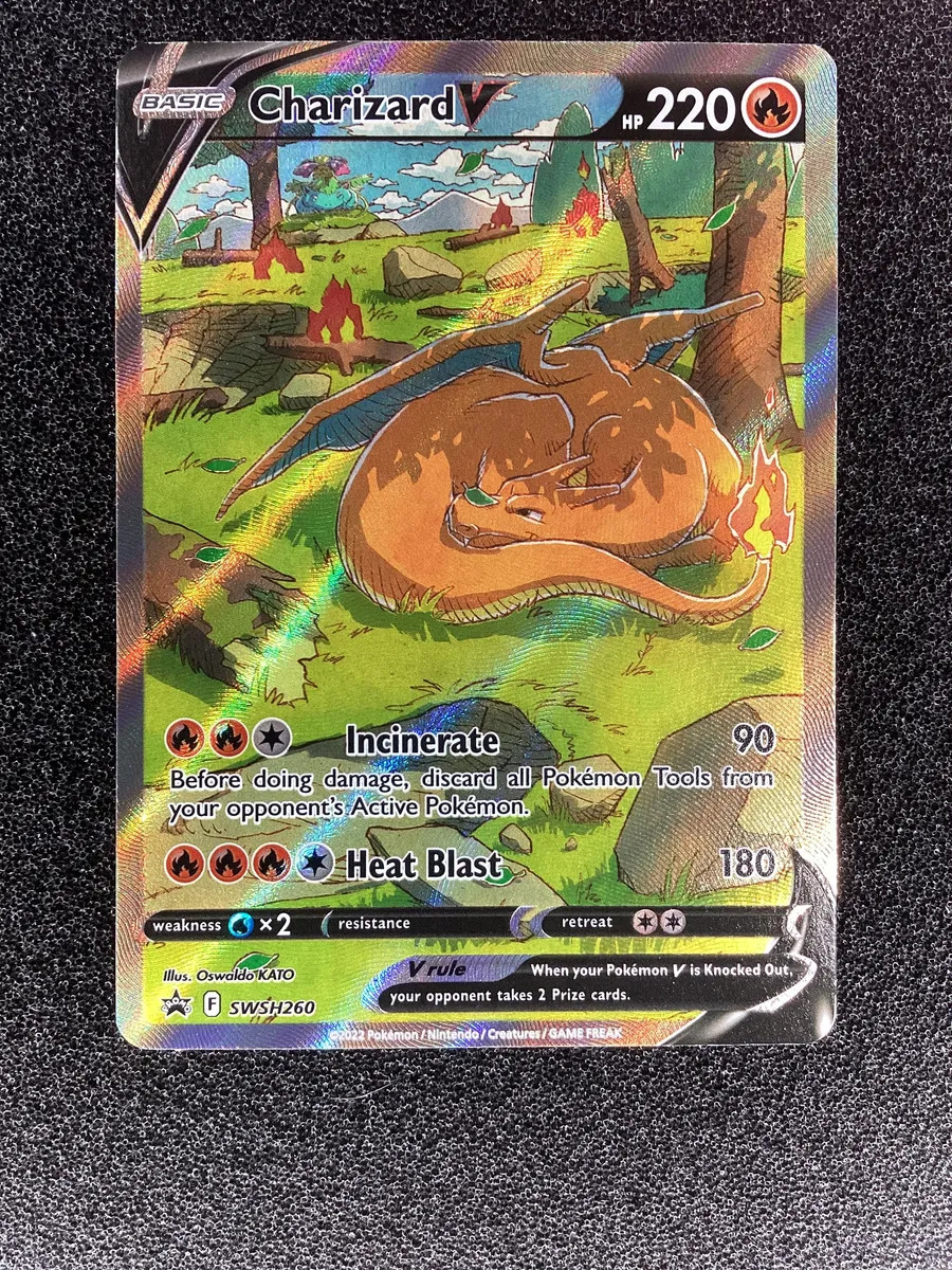Charizard V Promo SWSH: Sword & Shield Promo Cards SWSH260 NM Charizard V Promo SWSH: Sword & Shield Promo Cards SWSH260 NM
