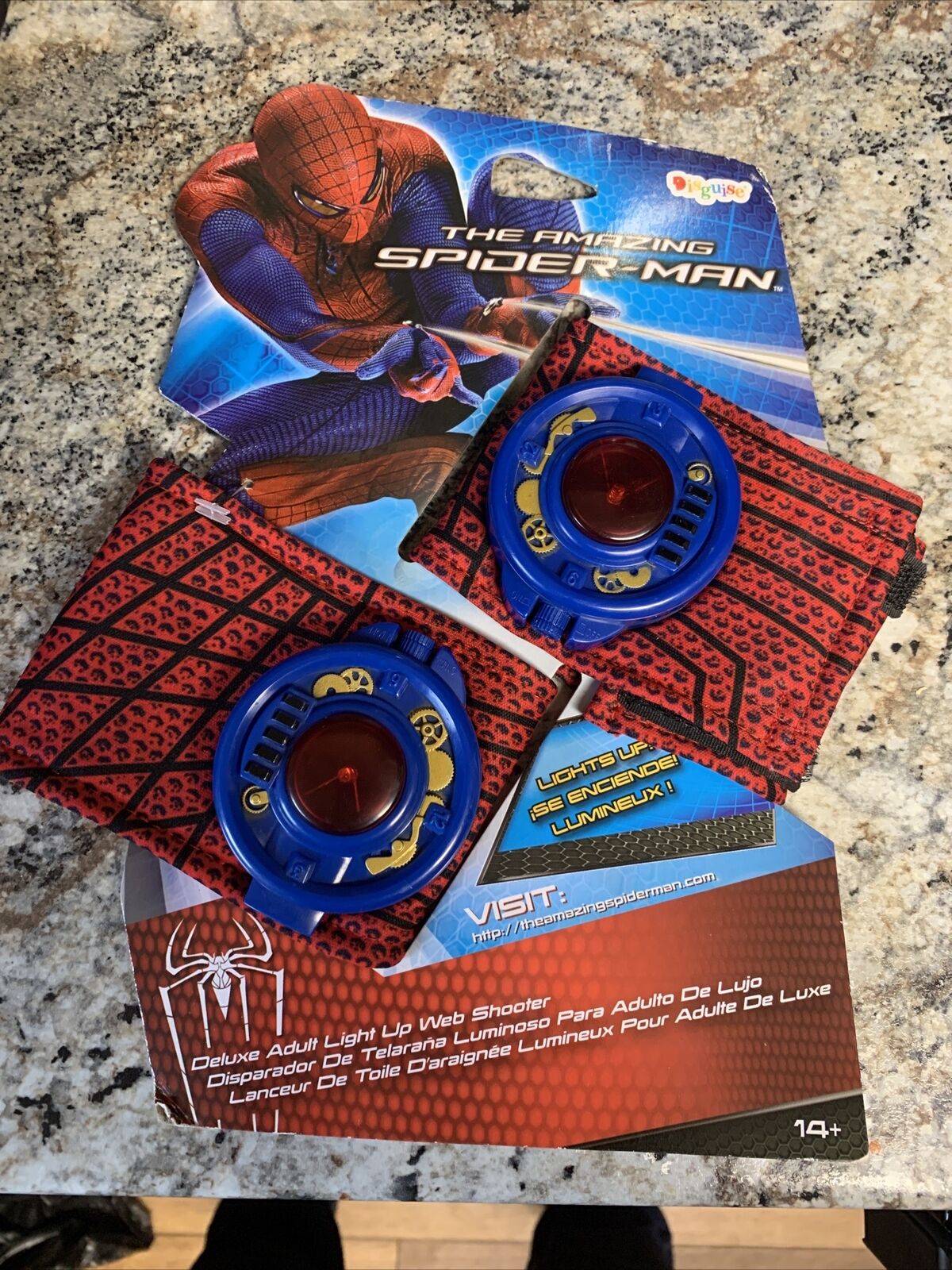 The Amazing Spider-Man Light Up Web Shooters