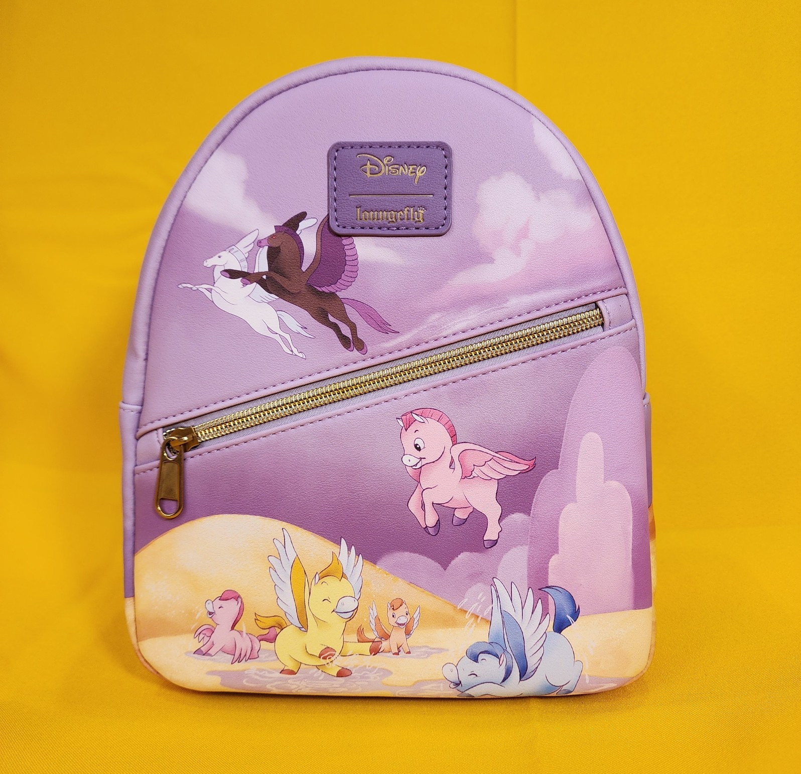 Loungefly Disney Fantasia Baby Pegasus Pastoral Symphony Soft Tag Mini Backpack