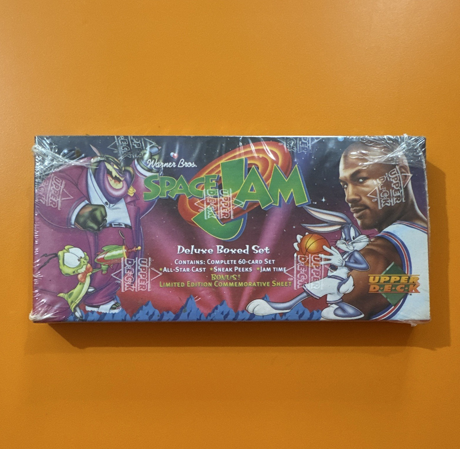 Upper Deck Space Jam Deluxe Boxed Set Non-Sport Trading Cards Box 60-Card 1996 Upper Deck Space Jam Deluxe Boxed Set Non-Sport Trading Cards Box 60-Card 1996