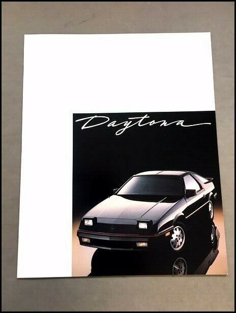 1987 Dodge Daytona Shelby Z Deluxe Original Sales Brochure Catalog J0615