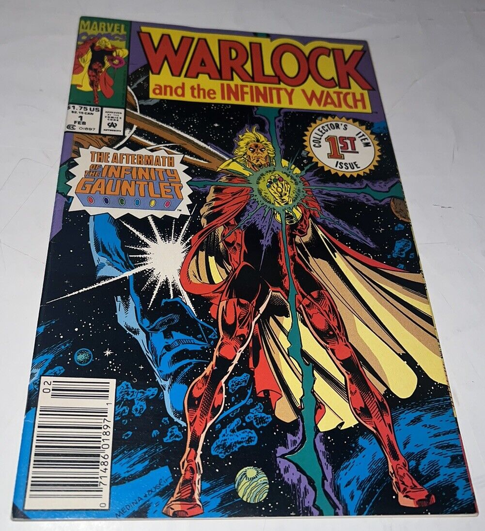 Warlock and the Infinity Watch #1 Marvel Comics 1992 Newsstand VF/NM