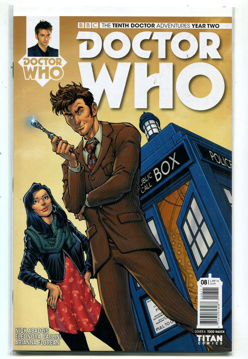 Doctor Who #8 Nm Tenth Doctor Year Two  Cover A  Todd Nauck  Titan Comics MD10