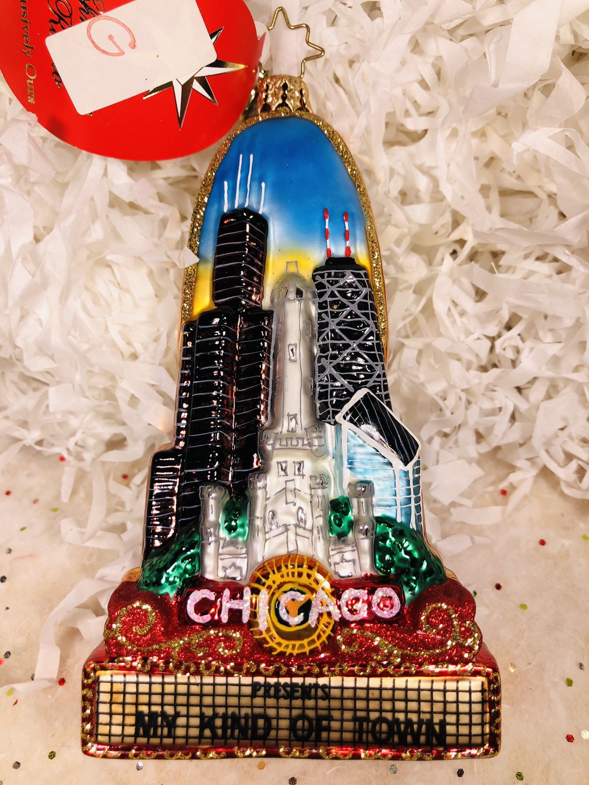 Radko My Kind Of Town Chicago Ornament Marshal Fields 3012632 NWT 2010 Radko My Kind Of Town Chicago Ornament Marshal Fields 3012632 NWT 2010