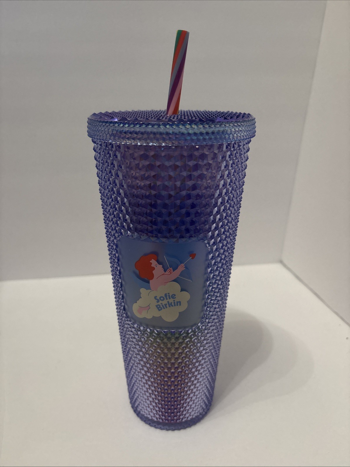 Starbucks Studded Tumbler Rainbow Pride Venti Cold Cup Limited Edition