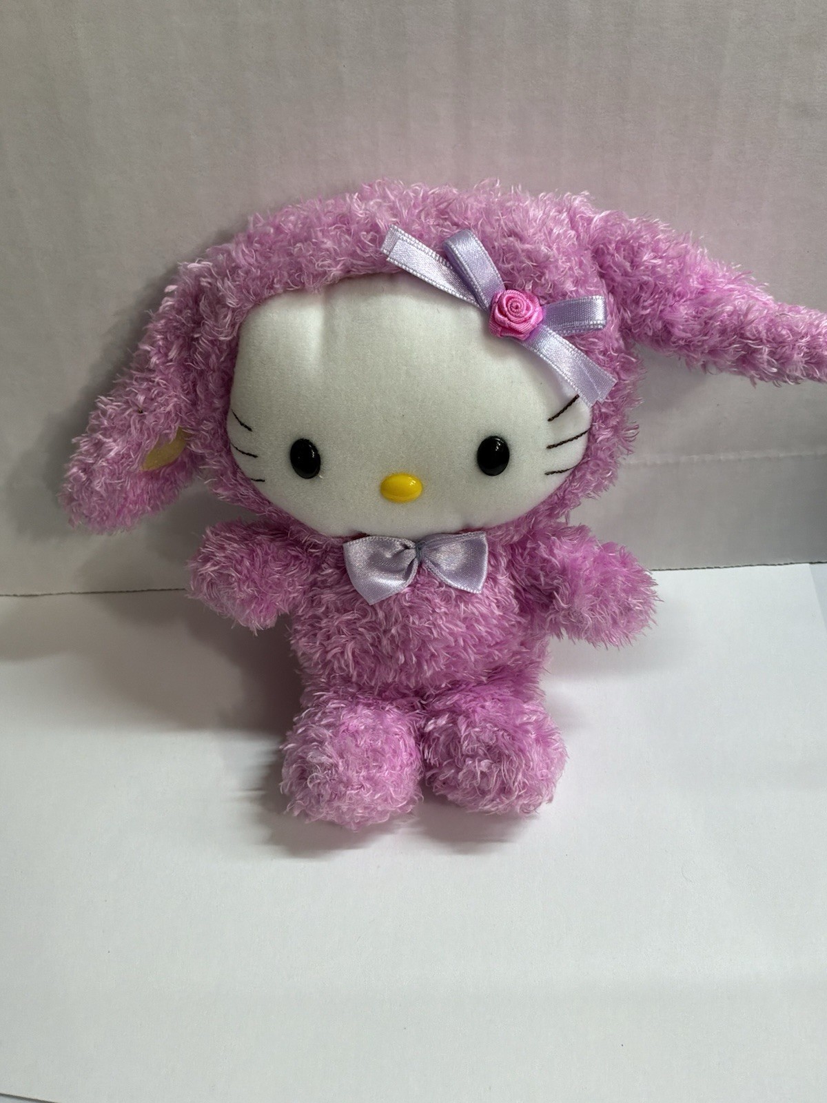 Vintage 2004 Nakajima Hello Kitty Pink Lamb Shaggy Kigurumi Plush Rare HTF 6" Vintage 2004 Nakajima Hello Kitty Pink Lamb Shaggy Kigurumi Plush Rare HTF 6"
