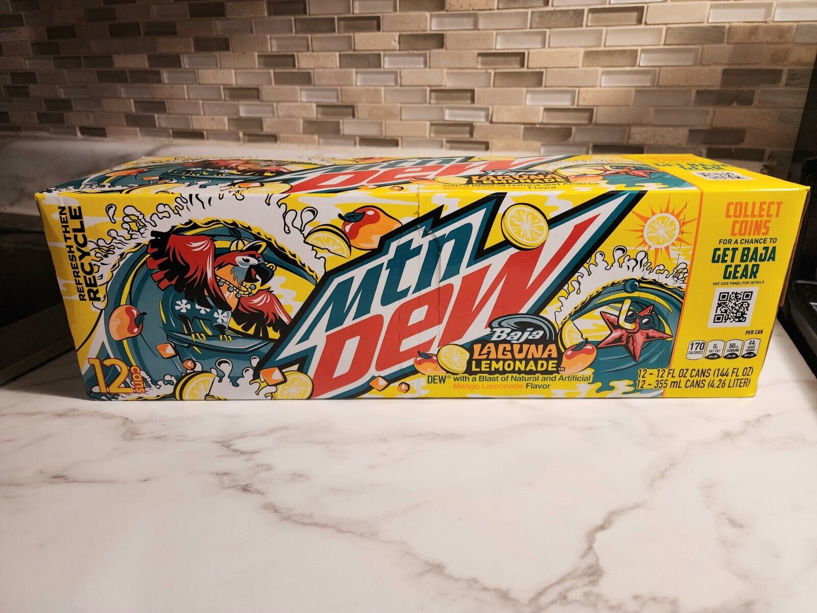 Mix & Match Mountain Dew Limited Edition Flavors Sealed 12 Pack of 12oz Cans MTN