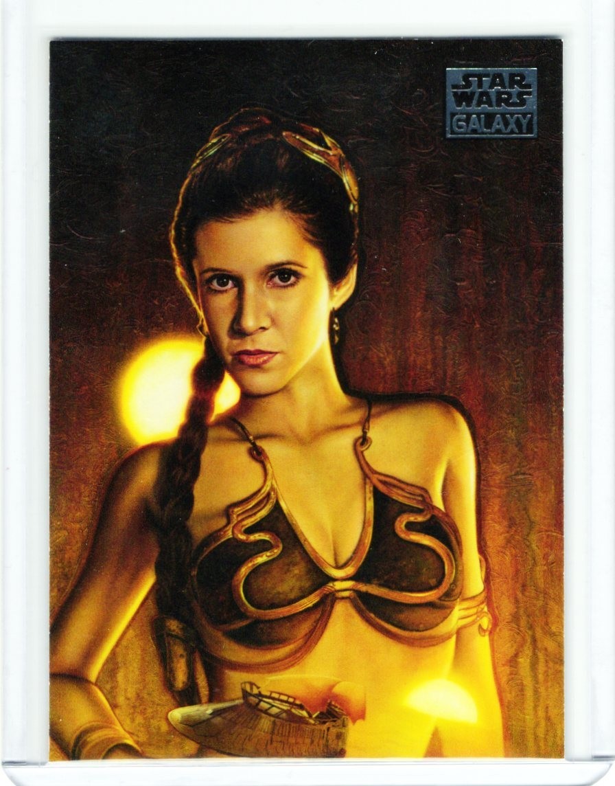 A Different Side of Leia - 2012 Topps Star Wars Galaxy Series 7 #4 A Different Side of Leia - 2012 Topps Star Wars Galaxy Series 7 #4