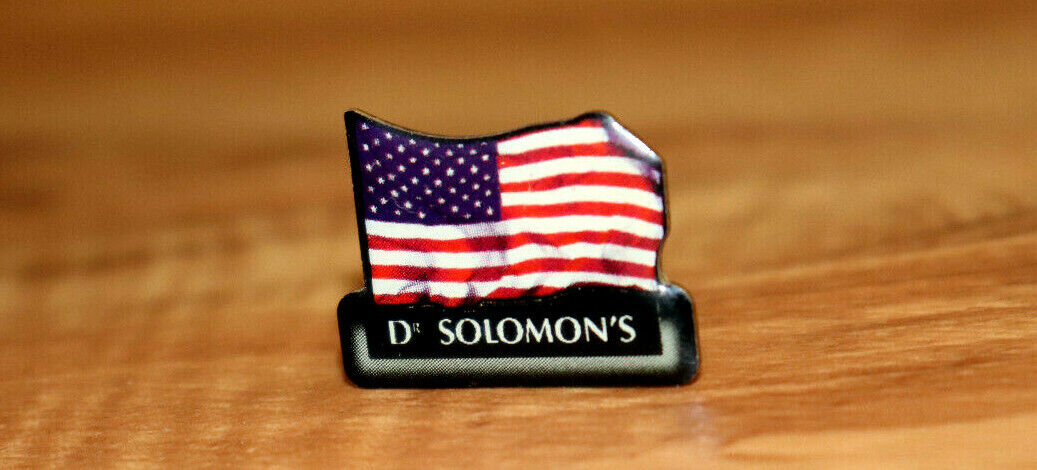 Dr Solomon\'s Antivirus Vintage Old Collectible Rare Promo Pin / Badge.. 