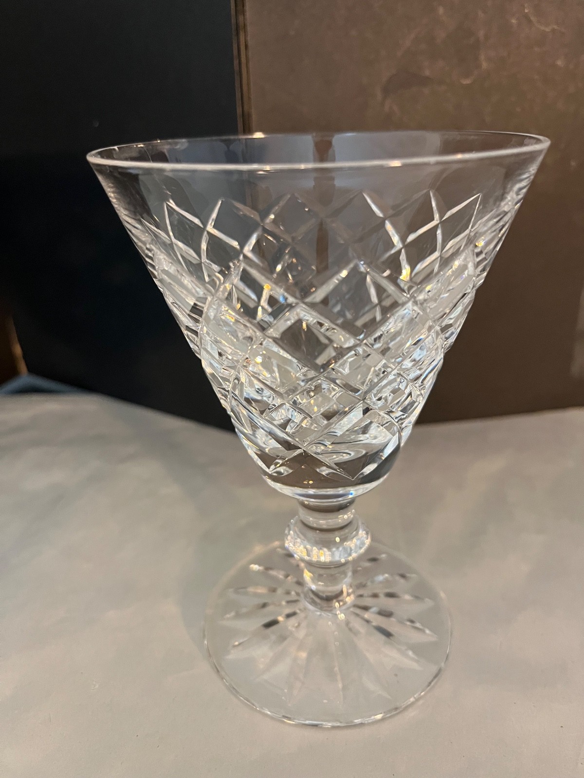 Waterford Crystal Claret Wine Glass Adare Pattern (1), Holds 6 oz. Waterford Crystal Claret Wine Glass Adare Pattern (1), Holds 6 oz.