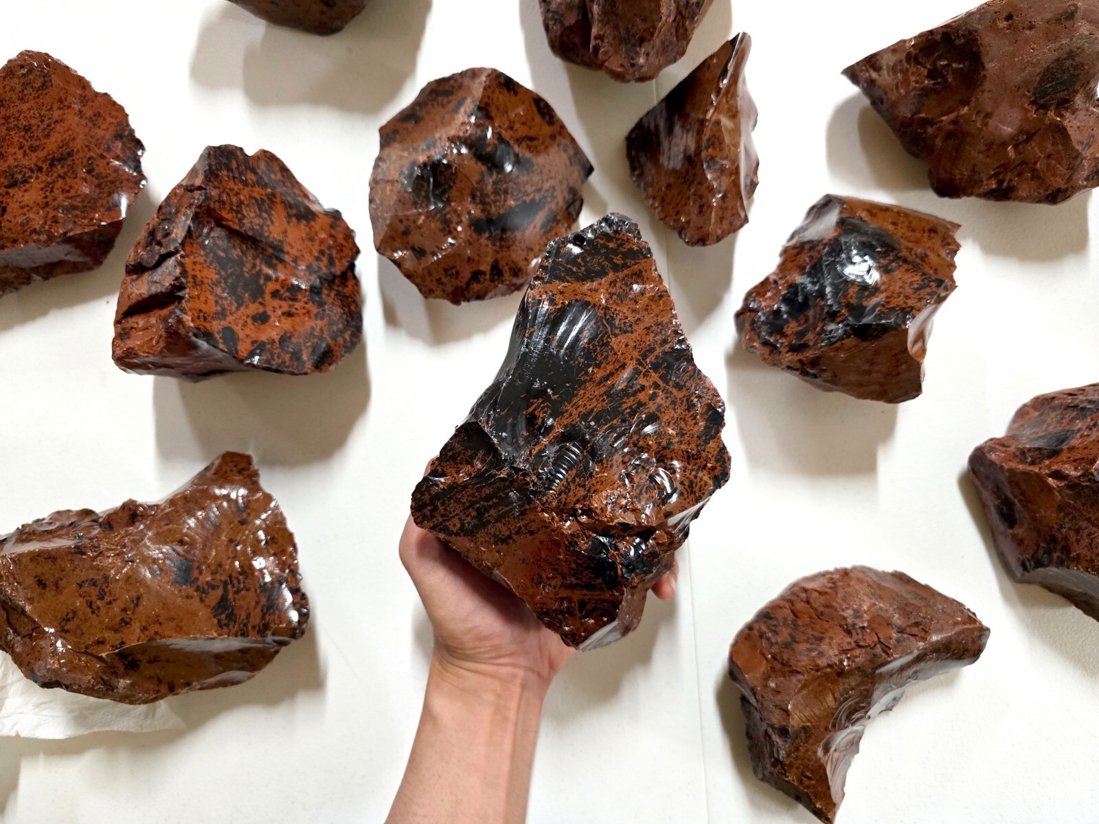 JUMBO Mahogany Obsidian Stones Big Chunk Rock Raw Piece Crystal Healing Décor JUMBO Mahogany Obsidian Stones Big Chunk Rock Raw Piece Crystal Healing Décor