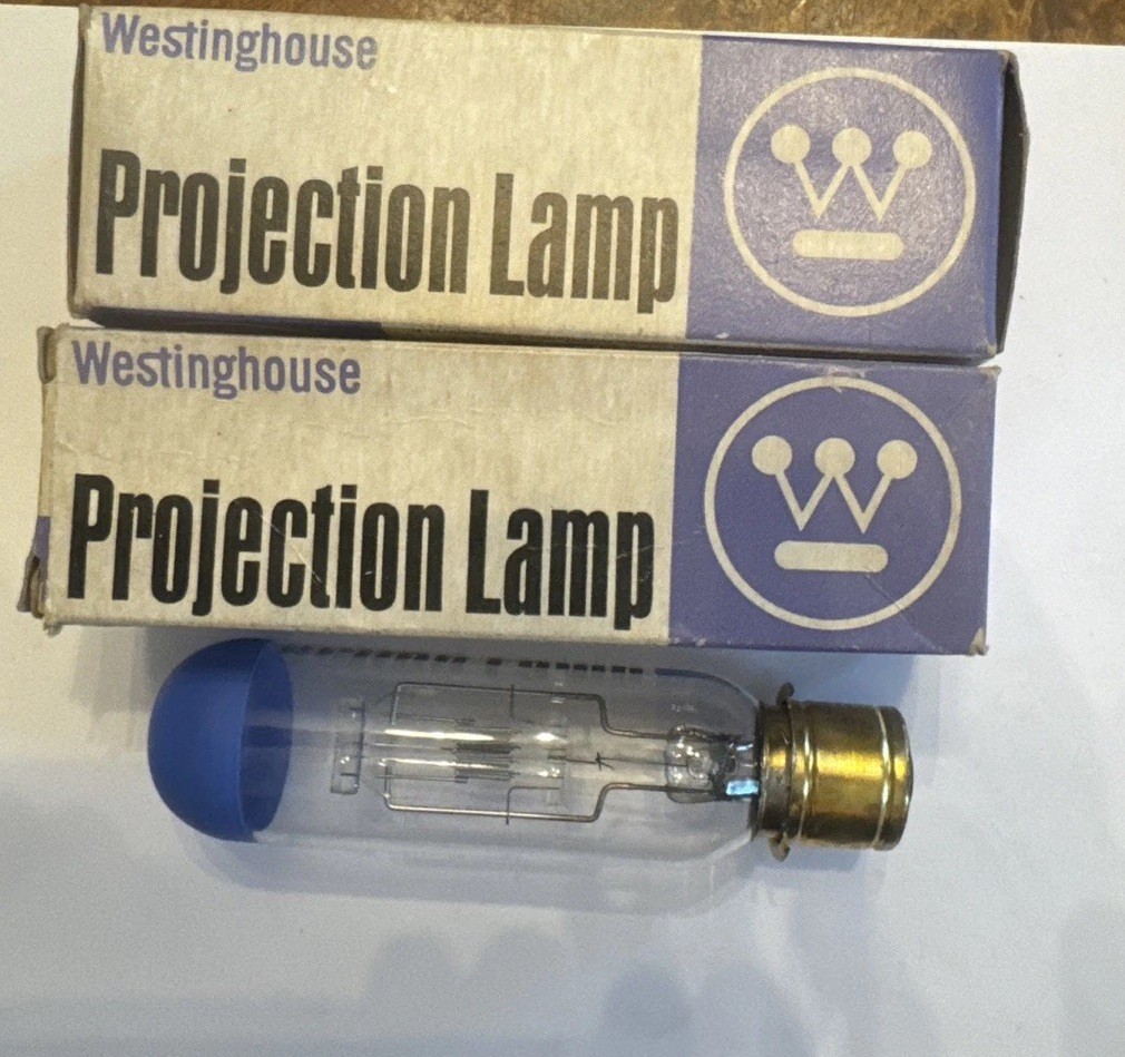 Vintage Westinghouse Projection Lamp DFD 1000W 115-120V NOS (Pack of 2) CFBT121