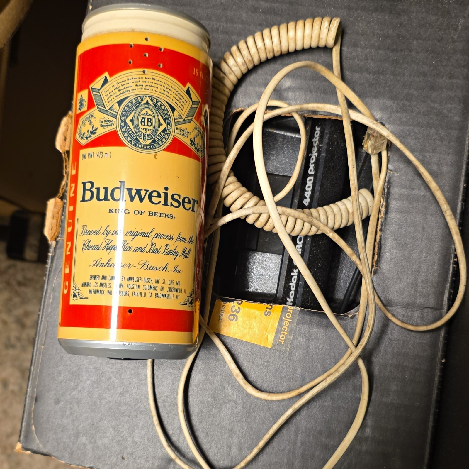 Budweiser Anheuser-Busch Beer Can Telephone Collectible Corded Phone Budweiser Anheuser-Busch Beer Can Telephone Collectible Corded Phone