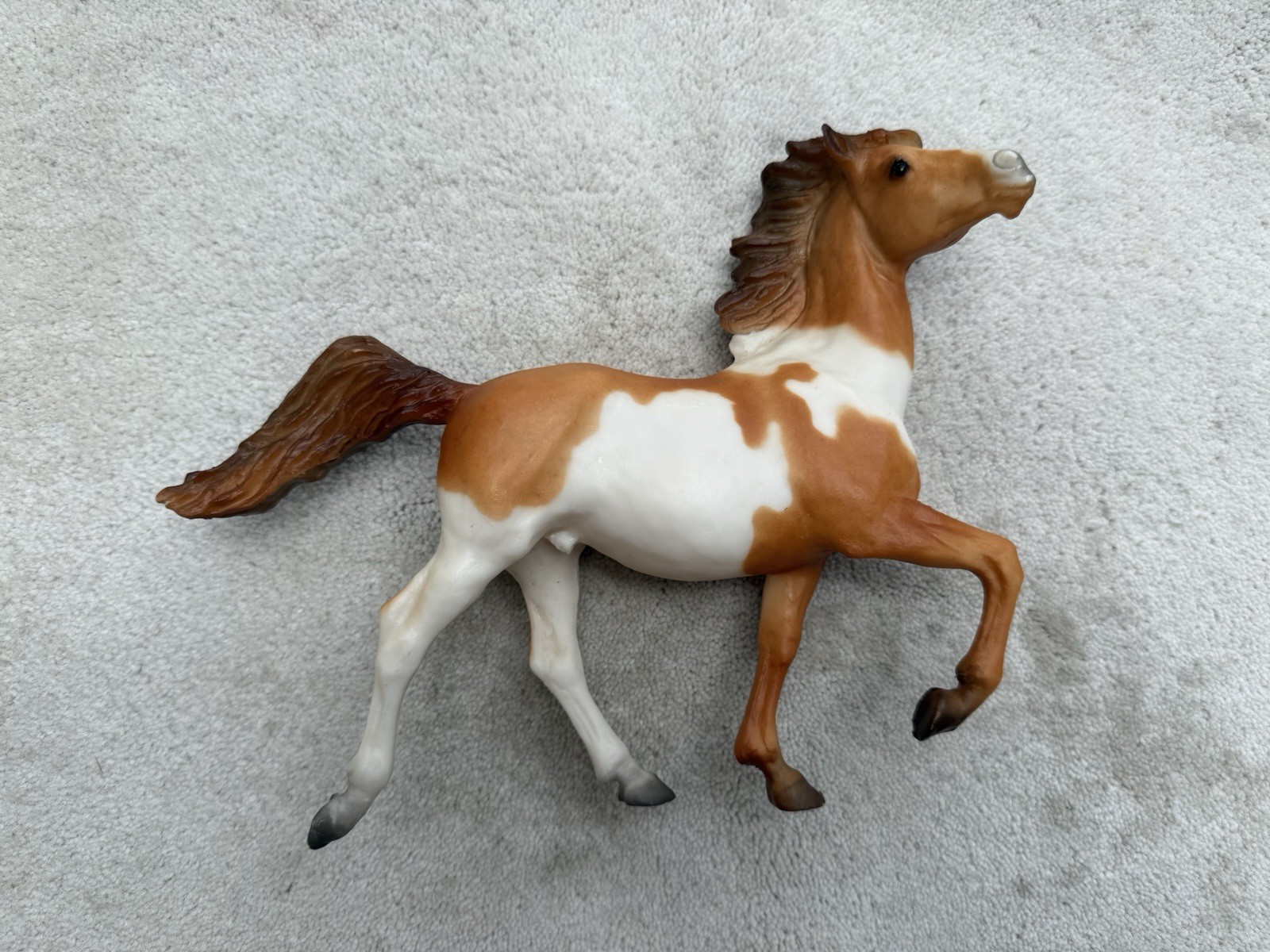 Vintage Breyer Horse #416 Spanish Barb Chestnut Tobiano Buckshot Mustang