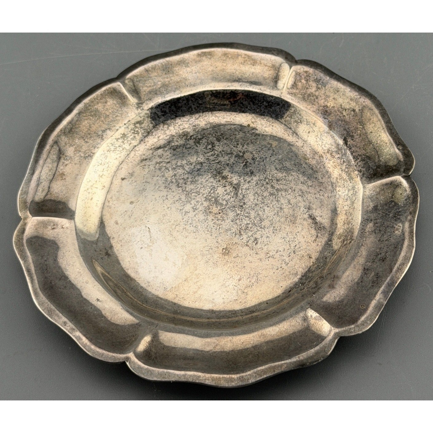 Vintage Peruvian 950 Silver Trinket Dish Tray Pasaje Alameda Signed Vintage Peruvian 950 Silver Trinket Dish Tray Pasaje Alameda Signed