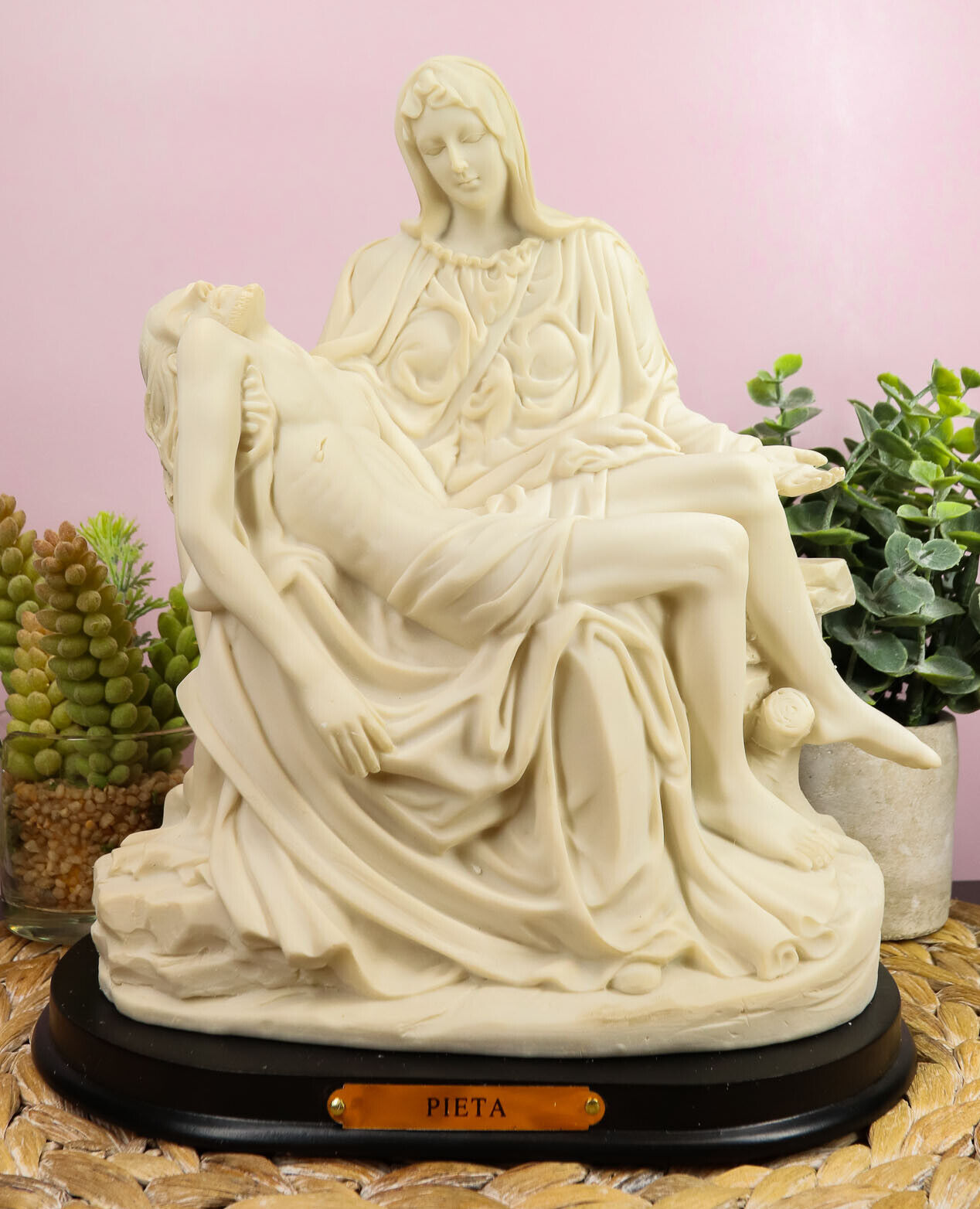 Ebros Michelangelo Vatican Reproduction of La Pieta Decorative Figurine 10.5\