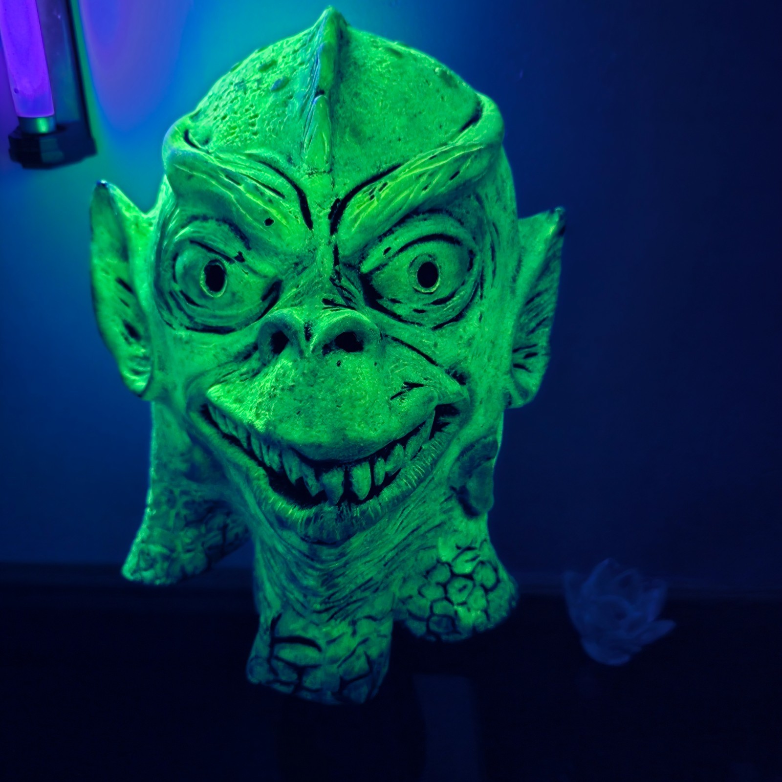 Vintage 1978 GARGOYLE Don Post Halloween Mask Glow In The Dark Adult Vintage 1978 GARGOYLE Don Post Halloween Mask Glow In The Dark Adult