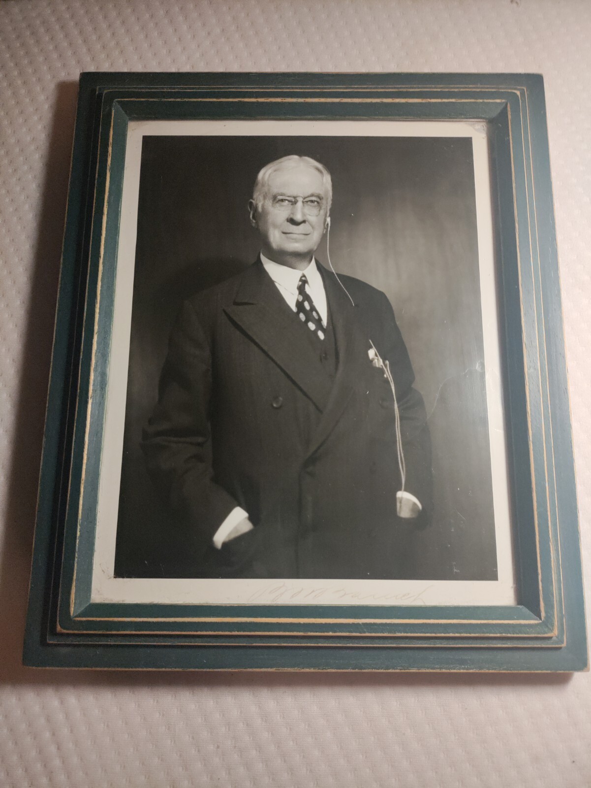 BERNARD M. BARUCH - AUTOGRAPH BERNARD M. BARUCH - AUTOGRAPH