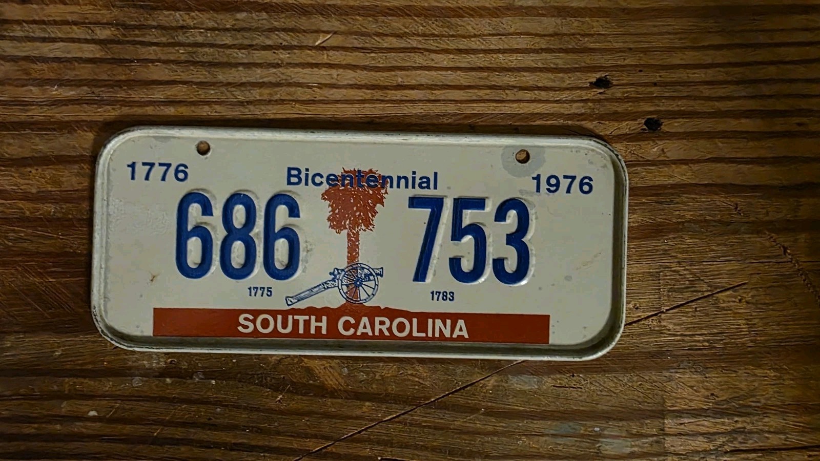 Vintage 1776 - 1976 Mini Stamped License Plate US States Souvenir Wheaties Vintage 1776 - 1976 Mini Stamped License Plate US States Souvenir Wheaties