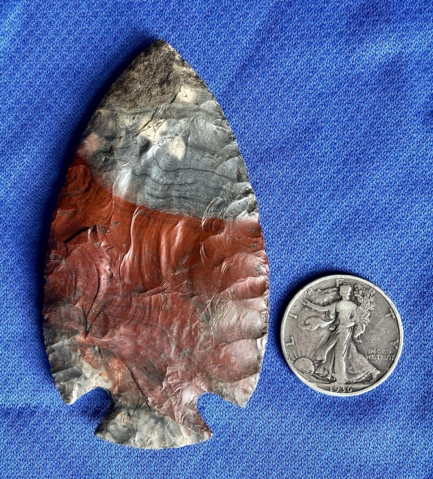 Exceptionally Fine Museum Grade TN 4" Snyders Point  Arrowhead Horse Creek Chert
