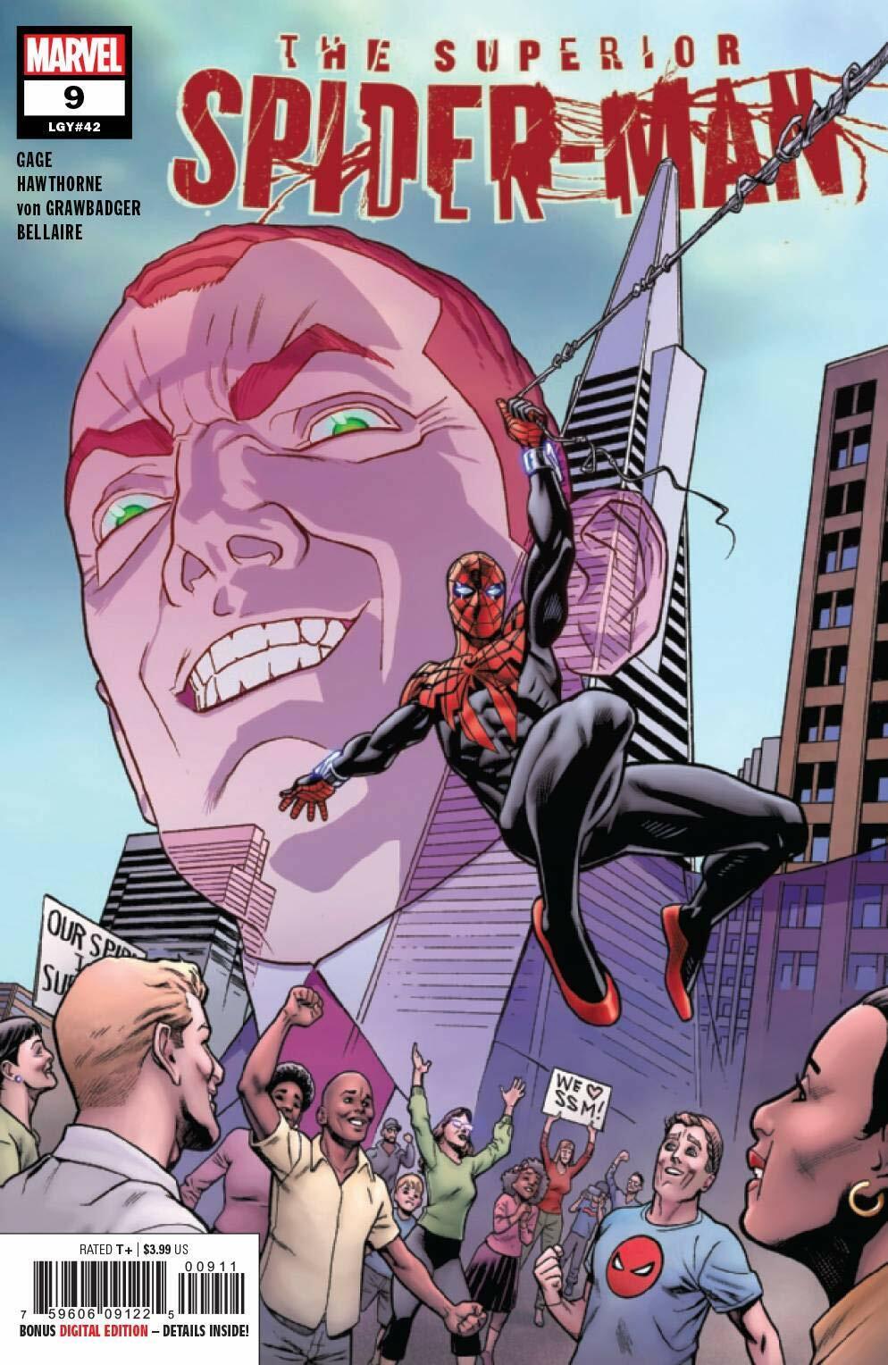 Marvel Comics Superior Spider-man Spiderman #9 Legacy #42 2019 