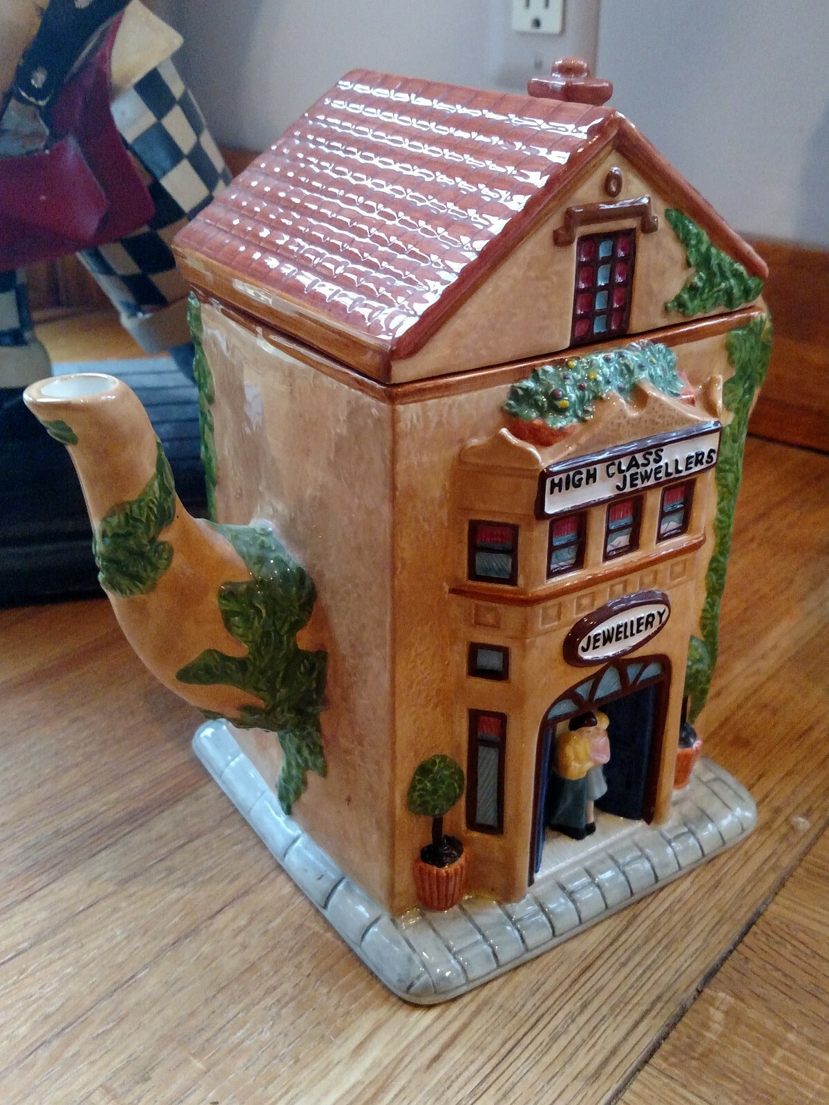 Vintage E&R China Ceramic "Jewellery" Store TEAPOT Vintage E&R China Ceramic "Jewellery" Store TEAPOT