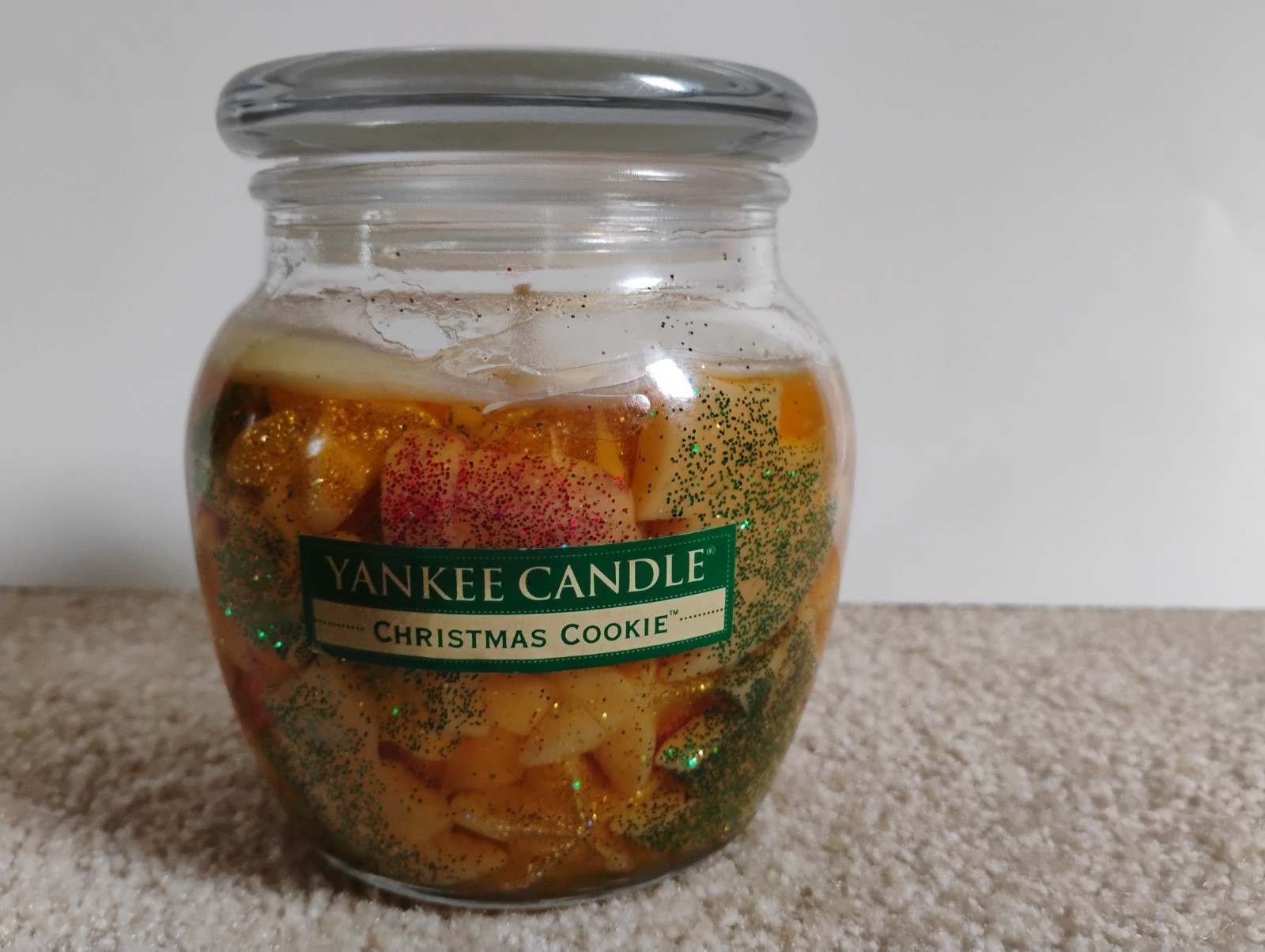 VTG Rare Holiday Yankee Candle Farmers Market Christmas Cookie 15.5 oz Jar New VTG Rare Holiday Yankee Candle Farmers Market Christmas Cookie 15.5 oz Jar New