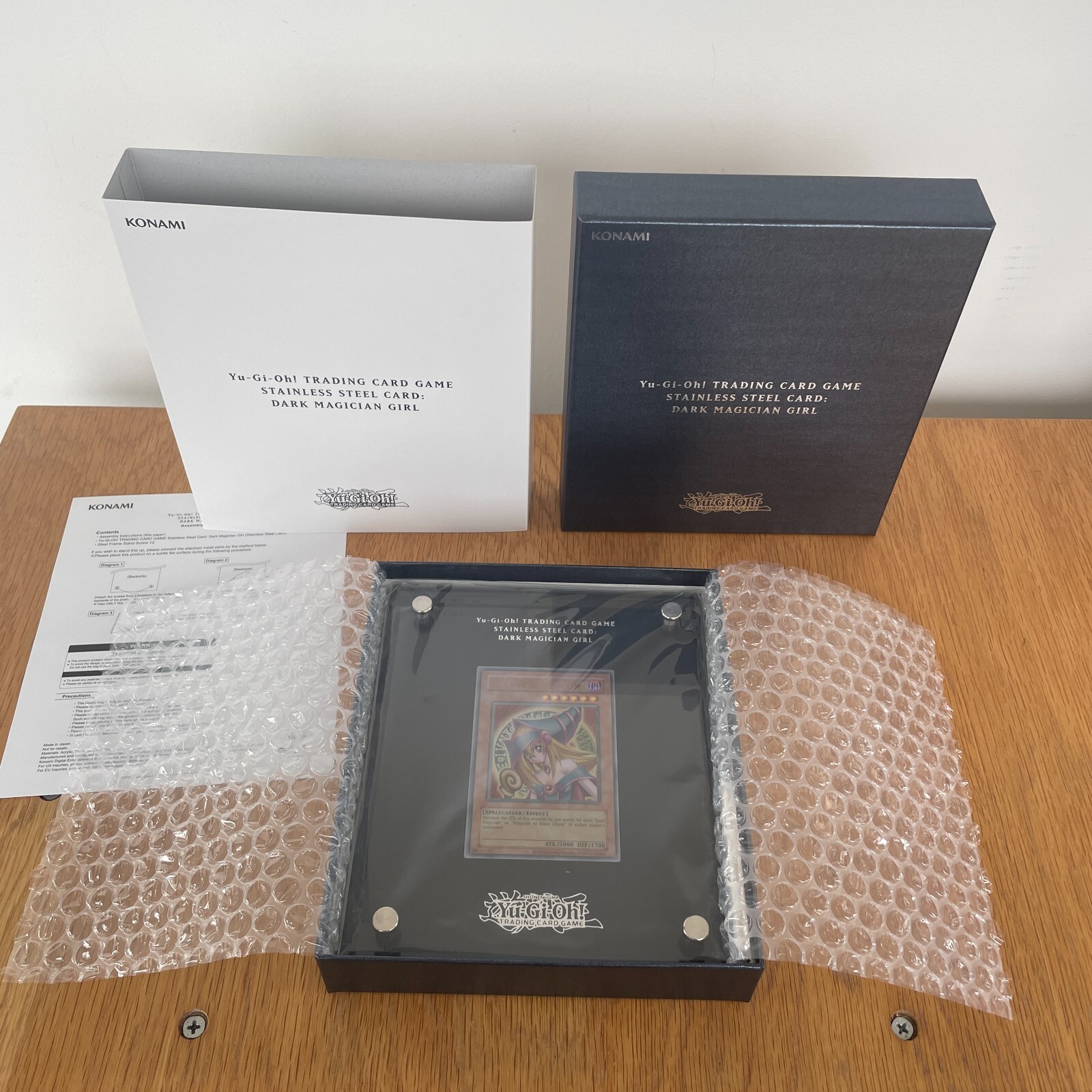 Yu-Gi-Oh Dark Magician Girl Stainless Steel Card - 2024 Exclusive (Brand New) Yu-Gi-Oh Dark Magician Girl Stainless Steel Card - 2024 Exclusive (Brand New)