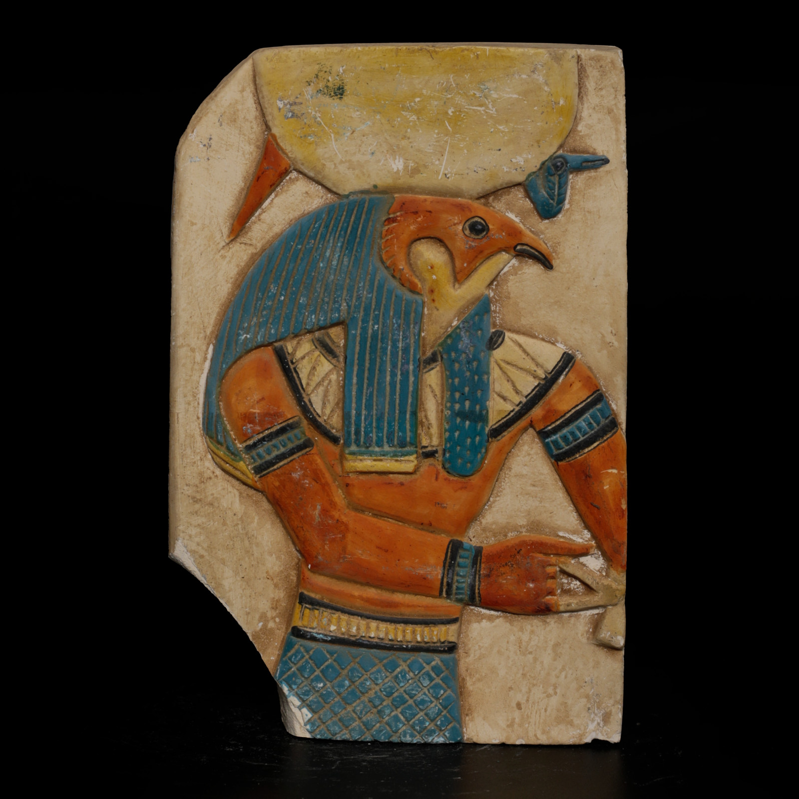 Pharaonic relief carved stone panel of sacred ritual scenes, Egyptian artifact Pharaonic relief carved stone panel of sacred ritual scenes, Egyptian artifact