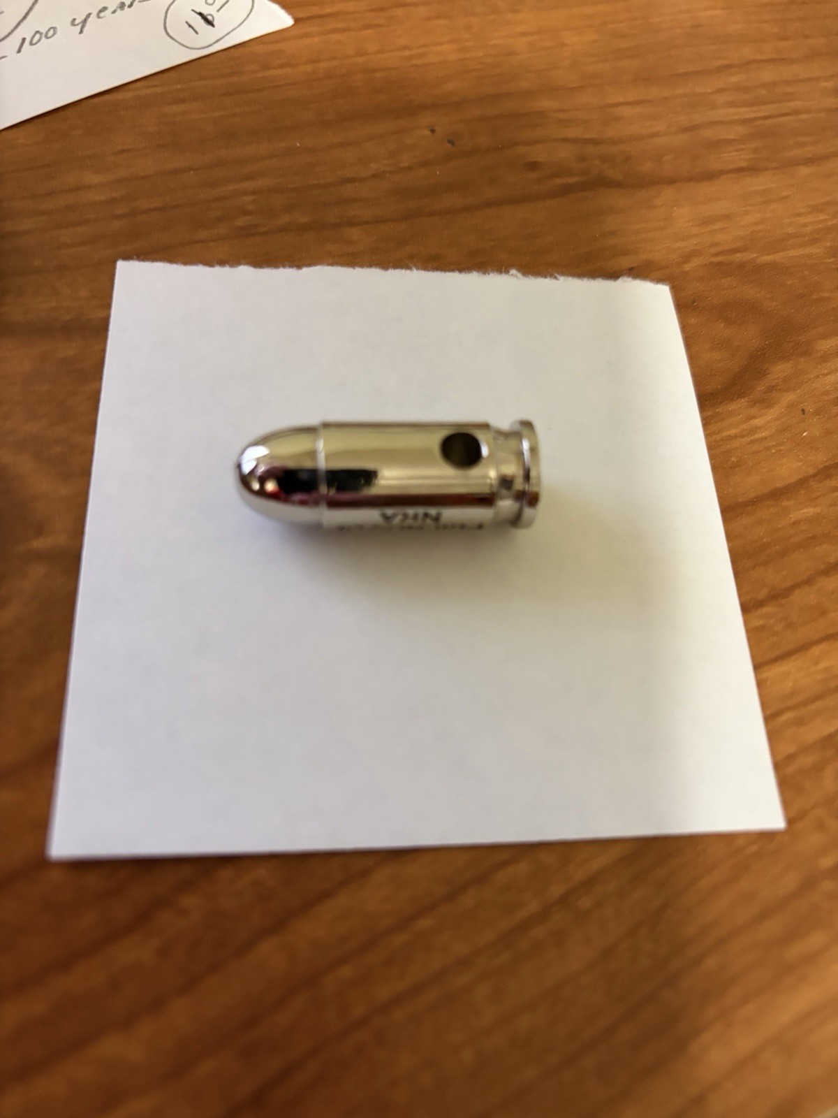 Friends of NRA 1911 Silver Bullet Celebrating 100 Years Key Chain Friends of NRA 1911 Silver Bullet Celebrating 100 Years Key Chain