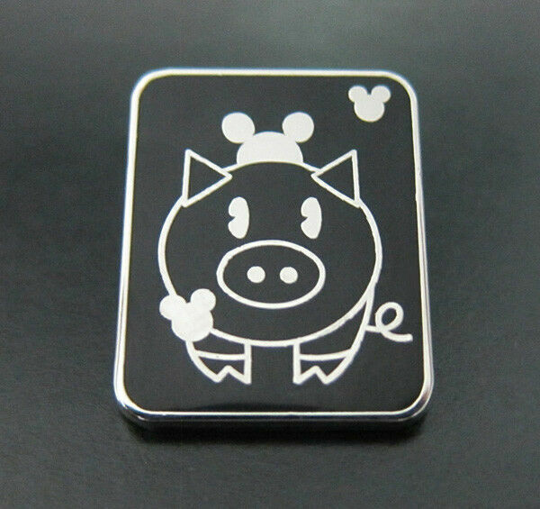 Disney Pin Pig with Mickey Mouse Ear Hat Hidden Mickey Series 3 HTF