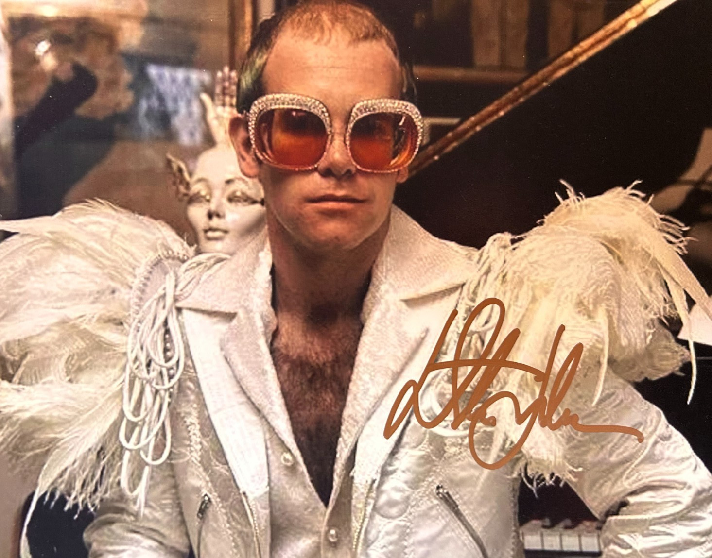 ELTON JOHN Signed Autograph 8x10\ ELTON JOHN Signed Autograph 8x10\