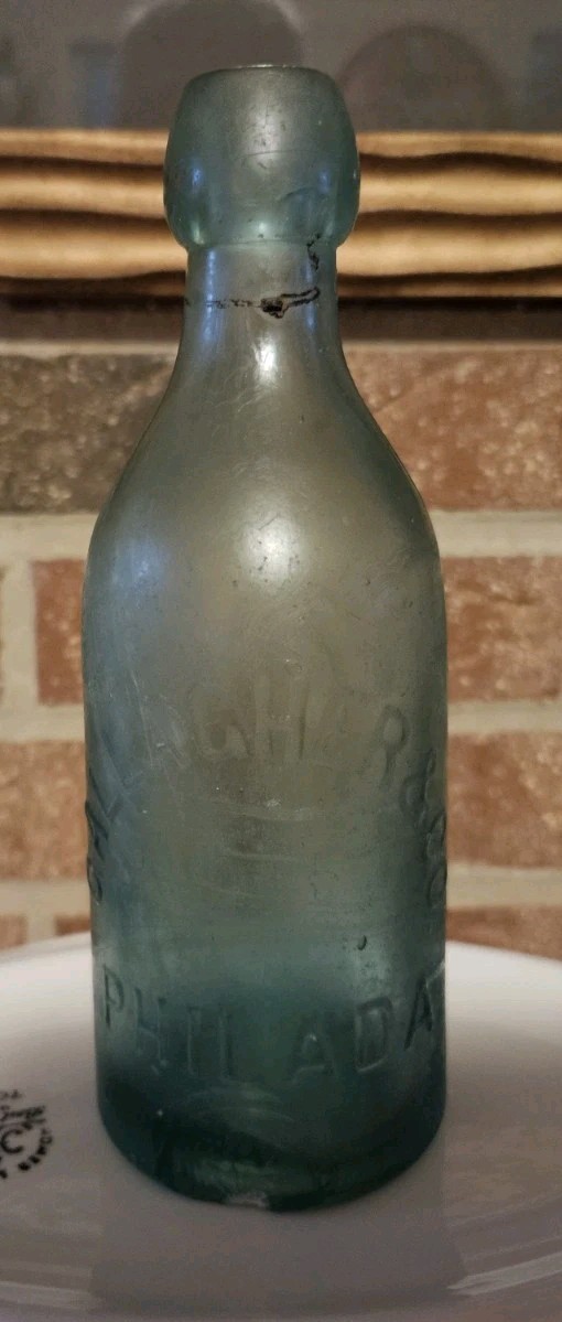 Vintage Rare 1887 Gallagher & Co. Blob Top Bottle Philadelphia Base Chip Vintage Rare 1887 Gallagher & Co. Blob Top Bottle Philadelphia Base Chip