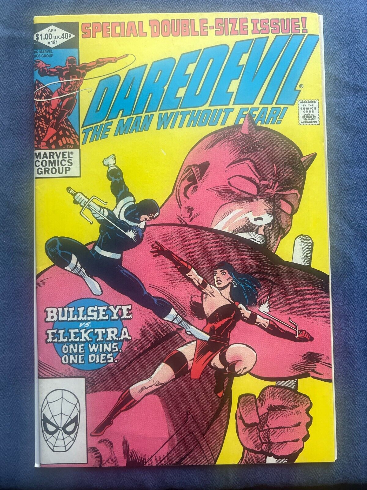 Daredevil #181 (1983) Apparent Death of Elektra Bullseye Appearance Frank Miller