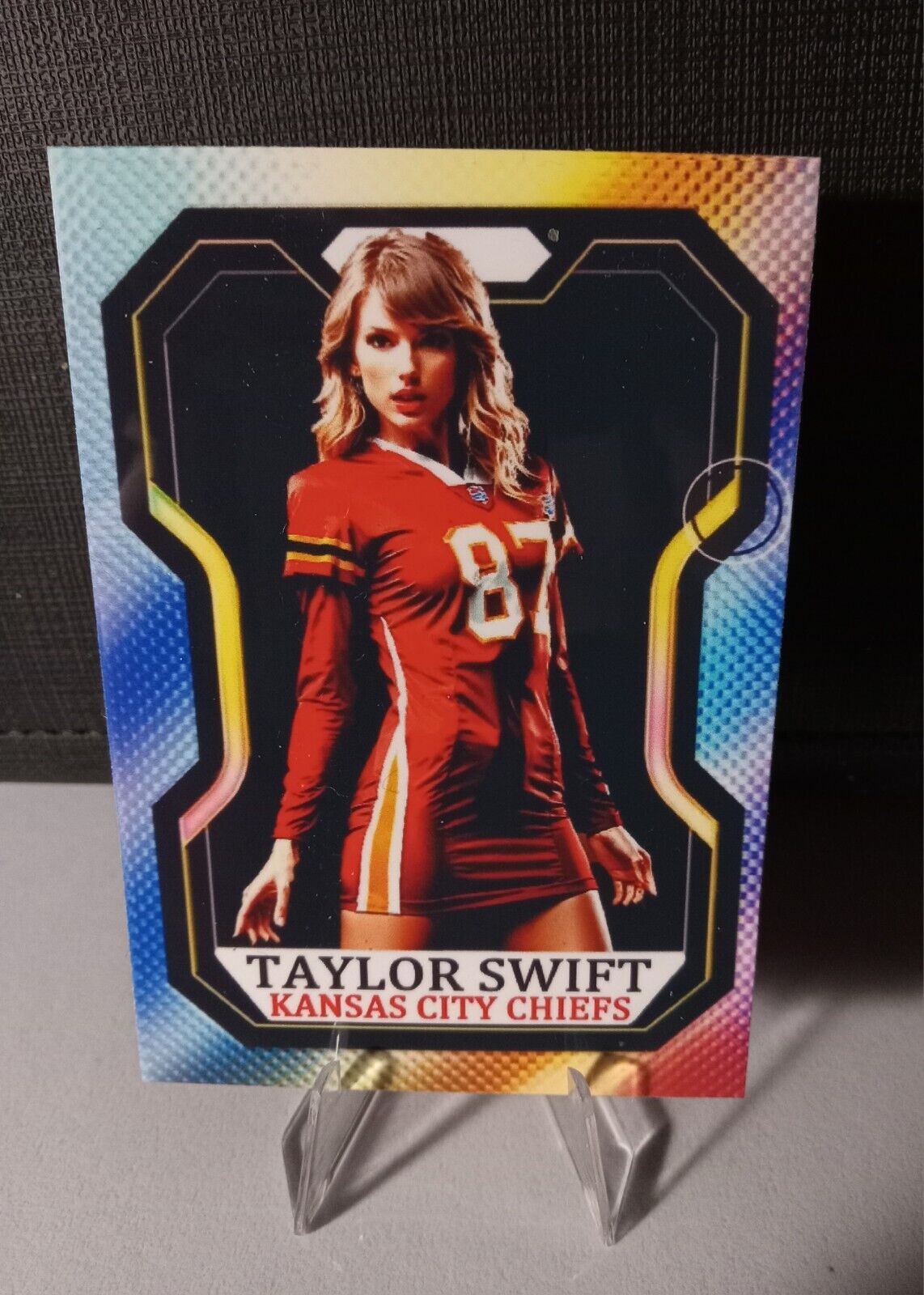 Taylor Swift Custom Style Art Card Kansas City Chiefs ACEO
