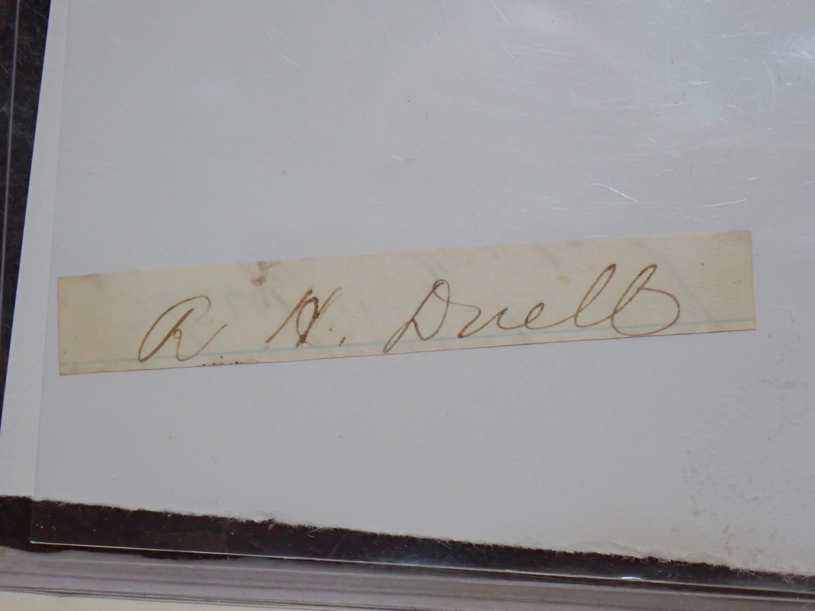 R. Holland Duell New York Congressman March 4, 1871 – March 3, 1875 AUTOGRAPH R. Holland Duell New York Congressman March 4, 1871 – March 3, 1875 AUTOGRAPH