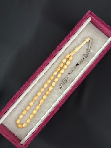 Handmade Genuine Camel Bone Tasbih Komboloi Misbaha
