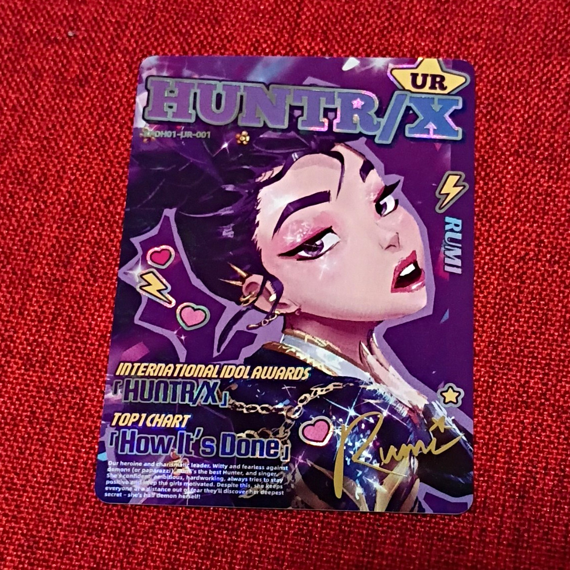 Kayou 2025 HUNTR/X KPop Demon Hunters Rumi How It's Done DH01-UR-001 UR Kayou 2025 HUNTR/X KPop Demon Hunters Rumi How It's Done DH01-UR-001 UR