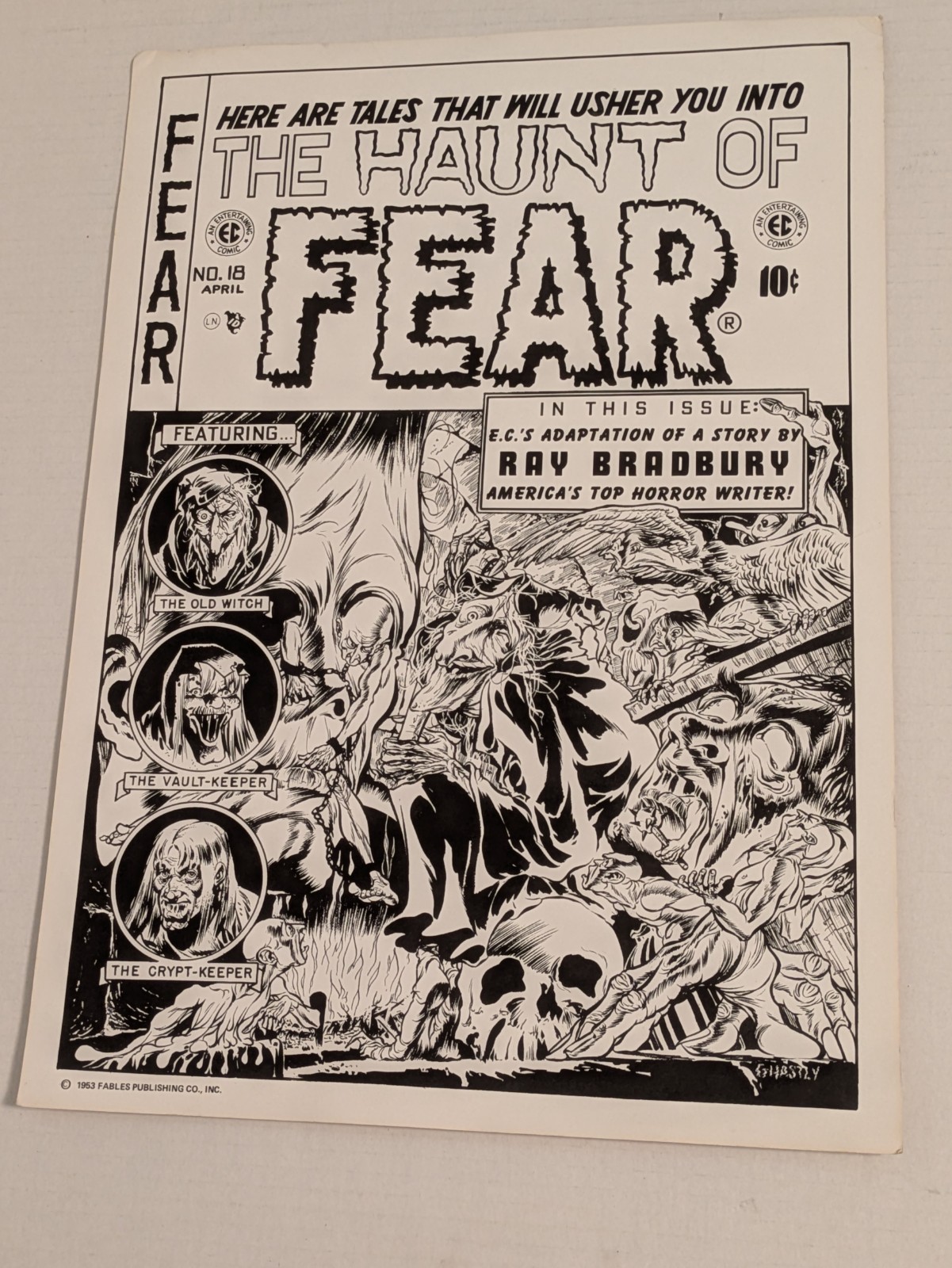 Haunt of Fear #18 EC Comics cover 15" x 21" poster/print Russ Cochran 1970's
