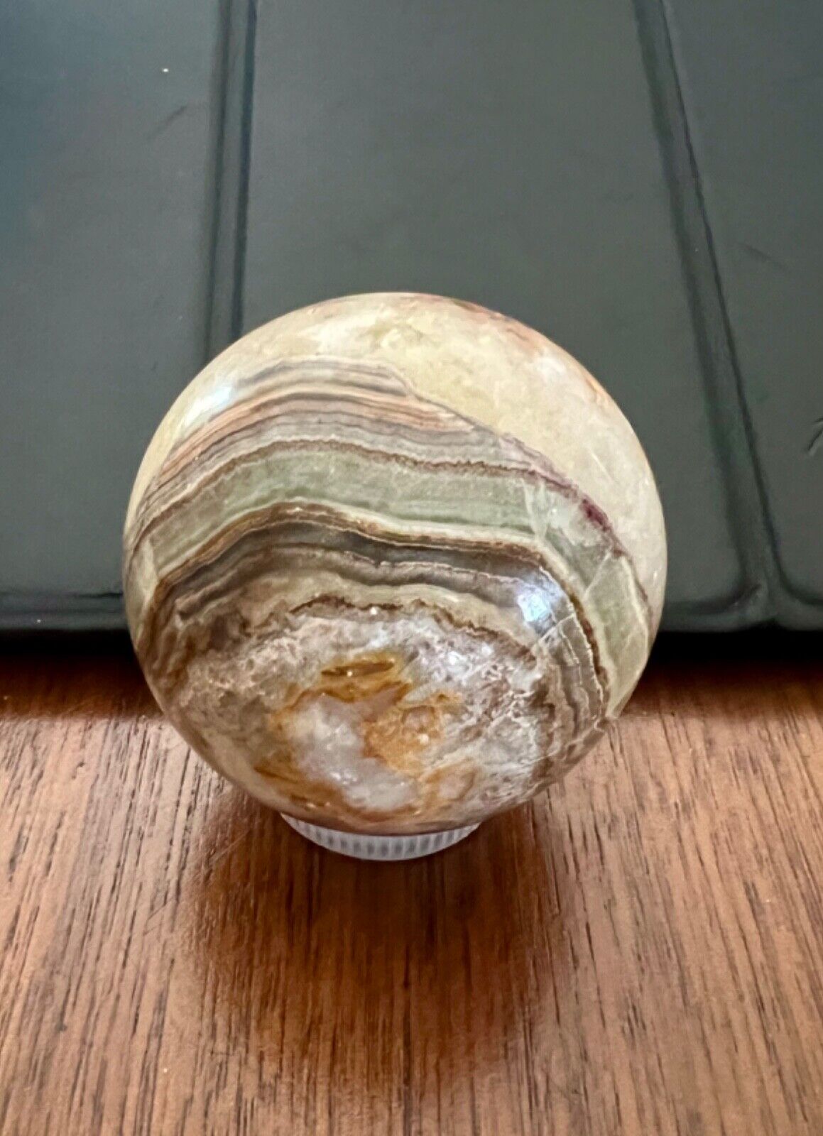 Arizona Banded Agate Polished  Stone Marble/Sphere/Orb/Healing Stone