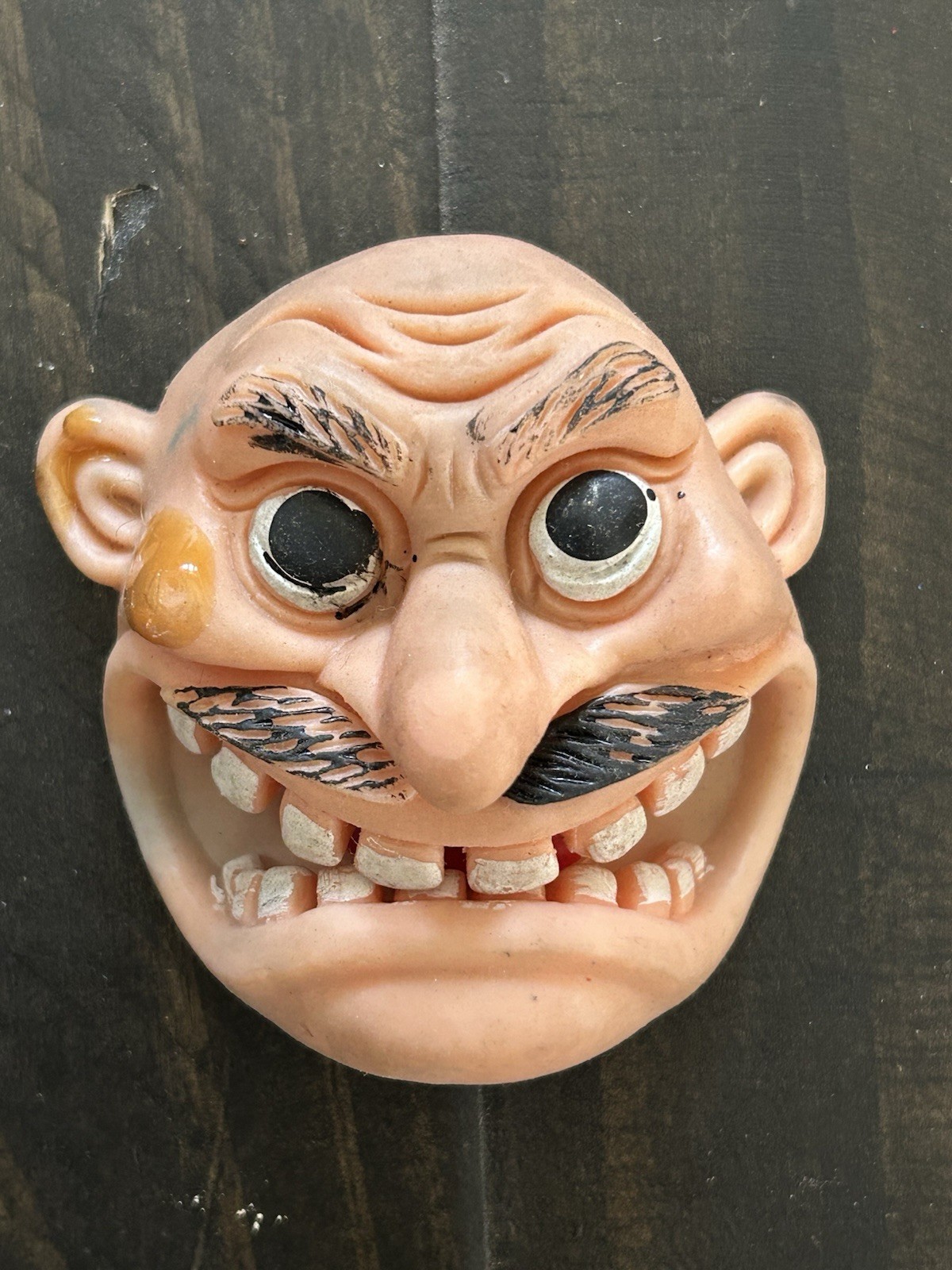 Vintage 1980s Ugly Faces Anthrax Not Man Rubber Finger Puppet Toy Vintage 1980s Ugly Faces Anthrax Not Man Rubber Finger Puppet Toy