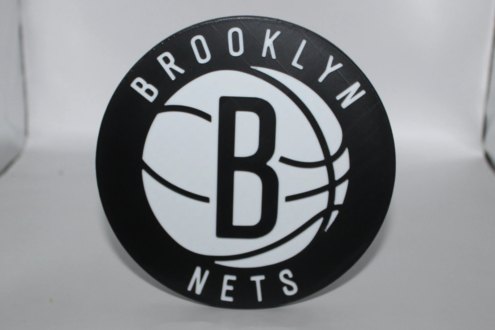Brooklyn Nets 3D printed Logo Sign Wall Desk Shelf Art Brooklyn Nets 3D printed Logo Sign Wall Desk Shelf Art