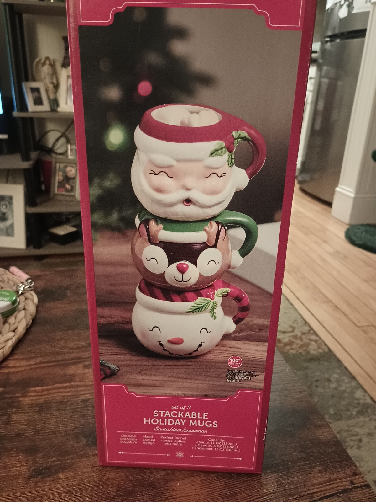 Adorable Stackable Holiday Mugs Great For Guests On The Holidays Coming Over Adorable Stackable Holiday Mugs Great For Guests On The Holidays Coming Over