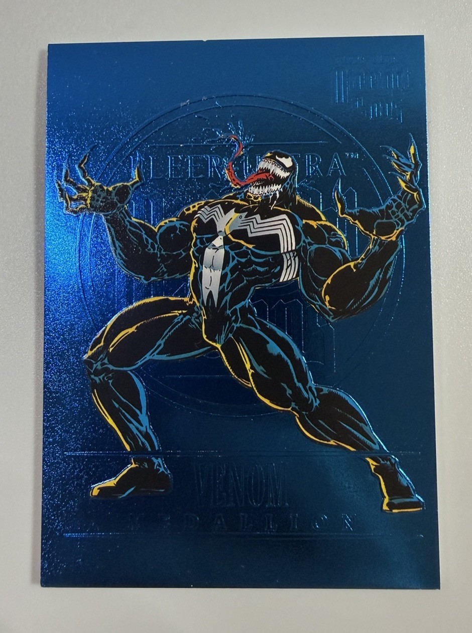 2023 UD Fleer Ultra Midnight Sons VENOM #M45 Sapphire Medallion 10/25
